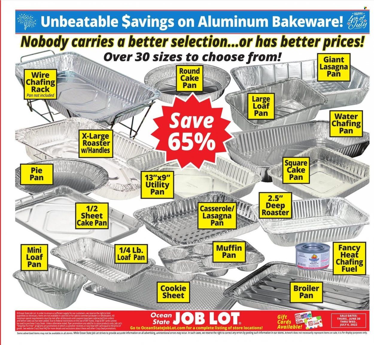 Ocean State Job Lot (CT, MA, ME, NH, NJ, NY, RI) Weekly Ad Flyer June 30 to July 7