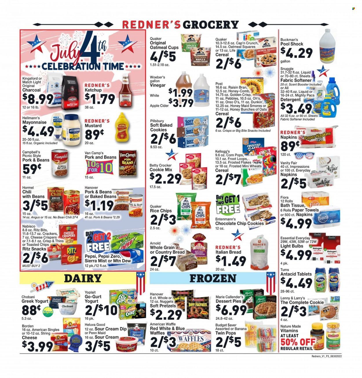 Redner's Markets (DE, MD, PA) Weekly Ad Flyer June 30 to July 7