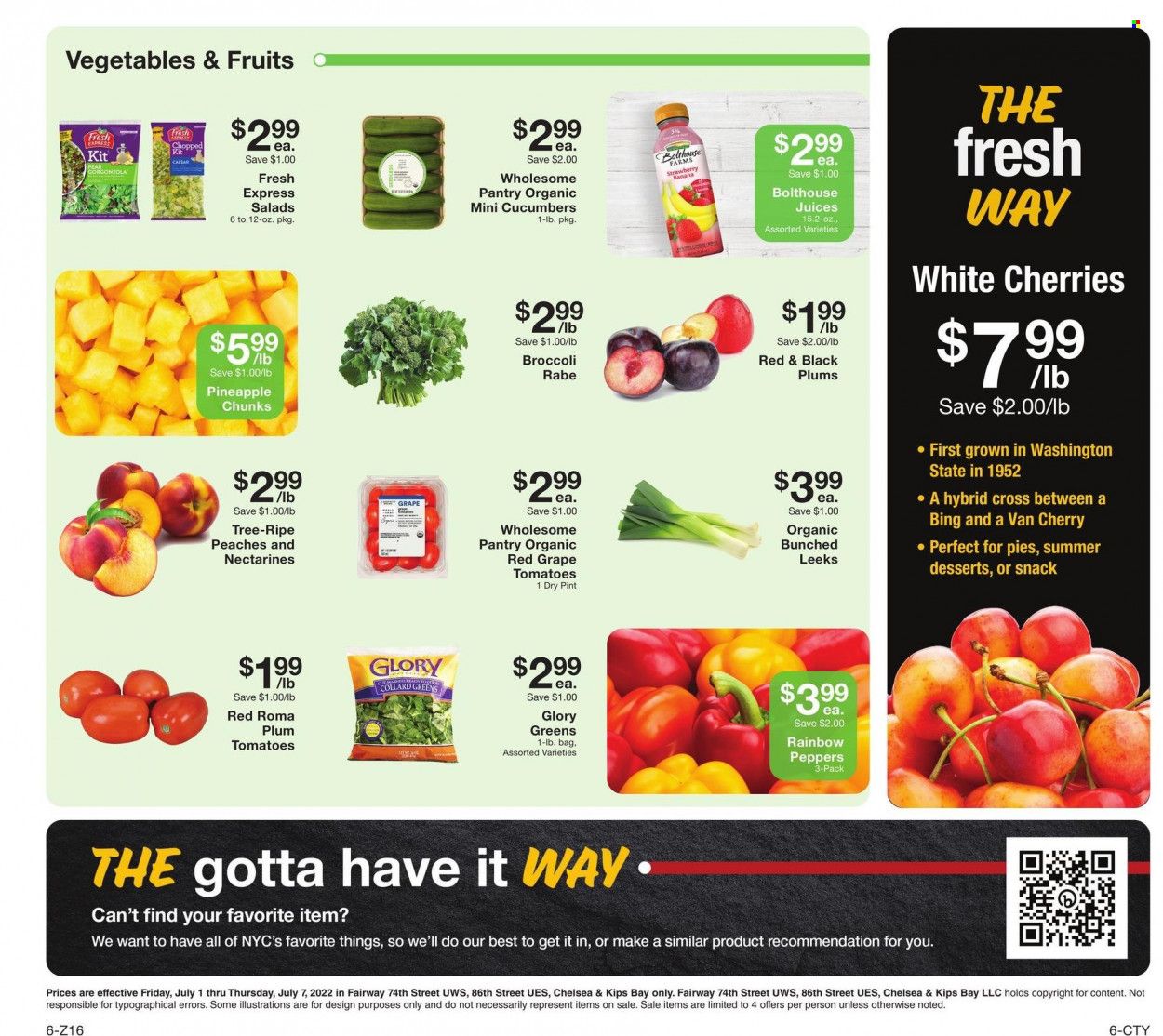 Fairway Market (CT, NJ, NY) Weekly Ad Flyer June 30 to July 7
