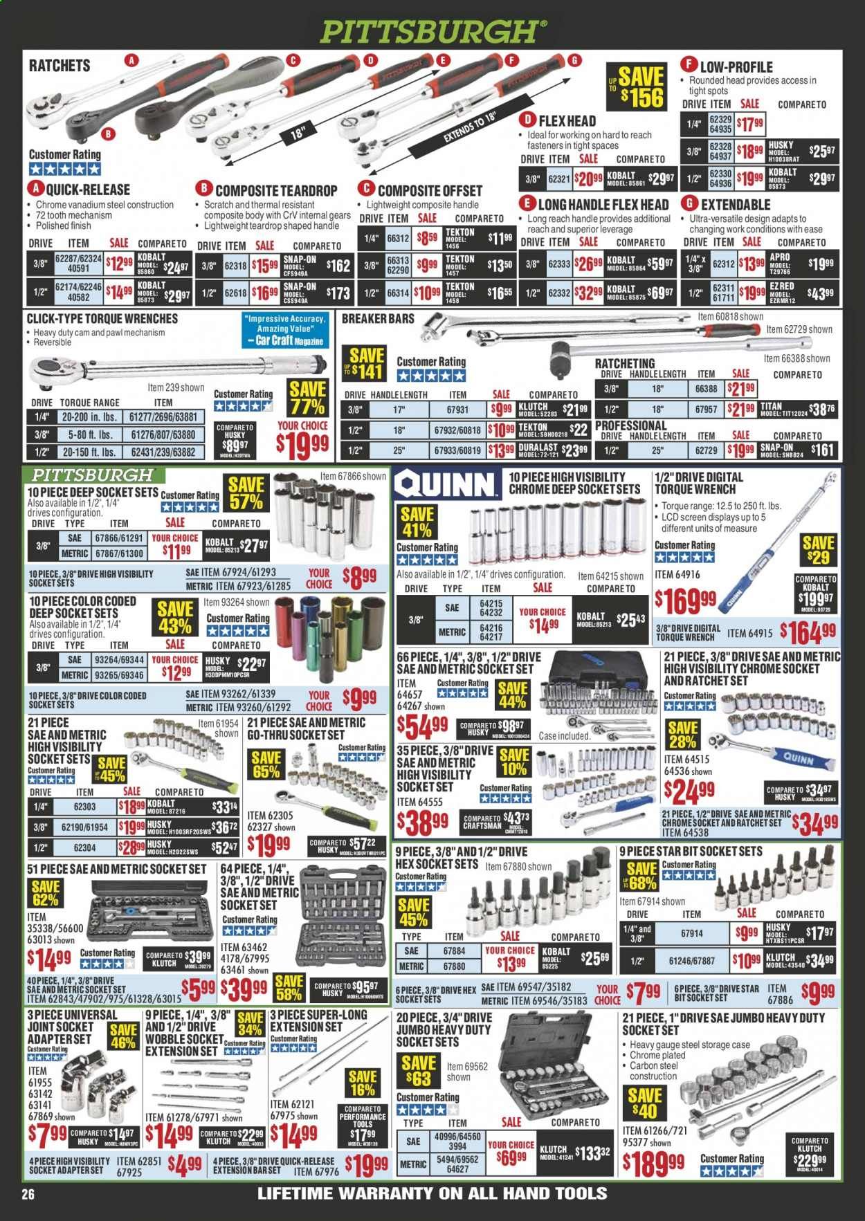 Harbor Freight Weekly Ad & Flyer April 1 to 30