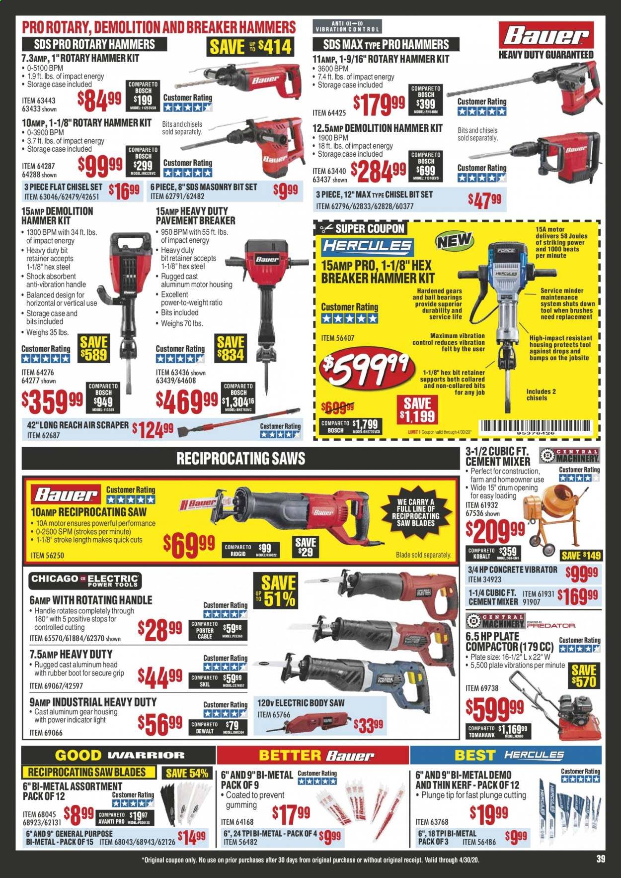 Harbor Freight Weekly Ad & Flyer April 1 to 30