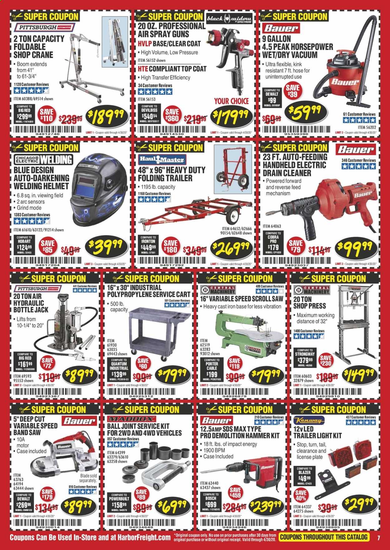 Harbor Freight Weekly Ad & Flyer April 1 to 30