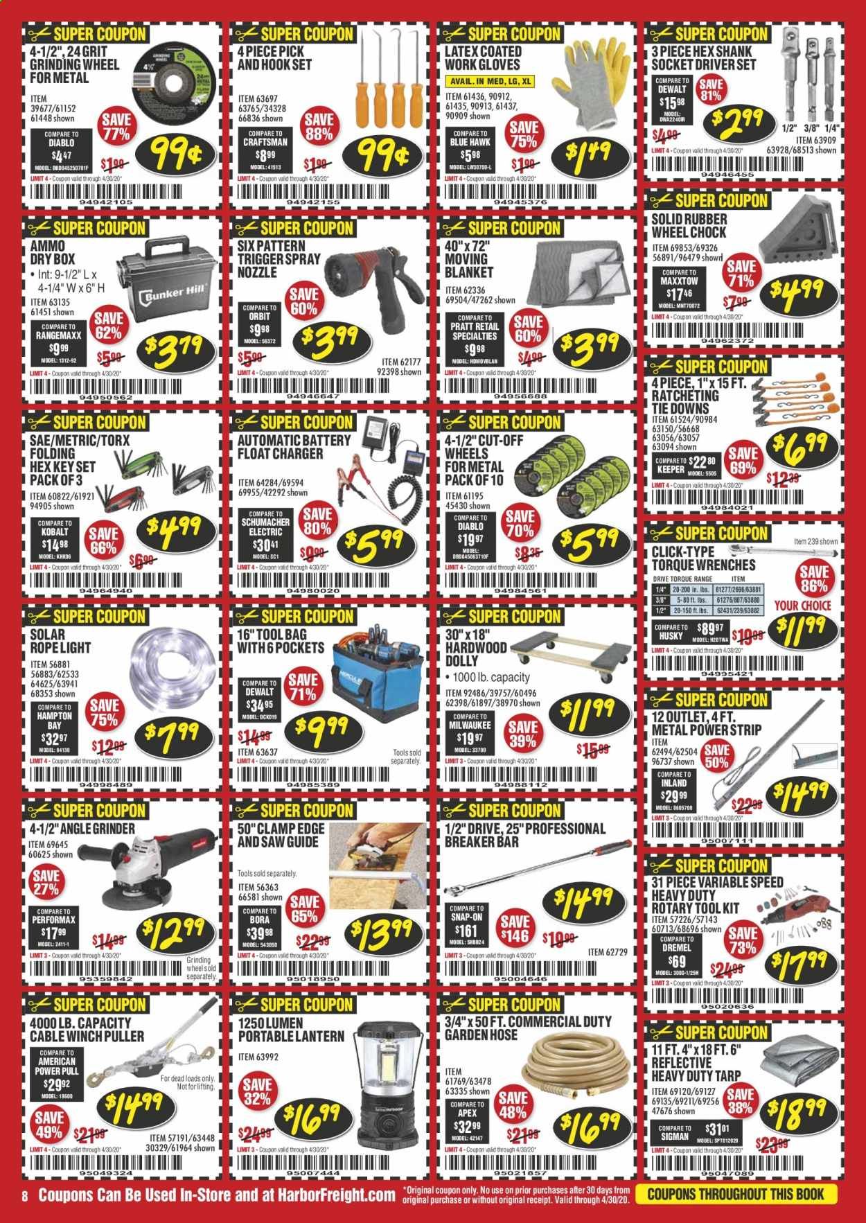 Harbor Freight Weekly Ad & Flyer April 1 to 30