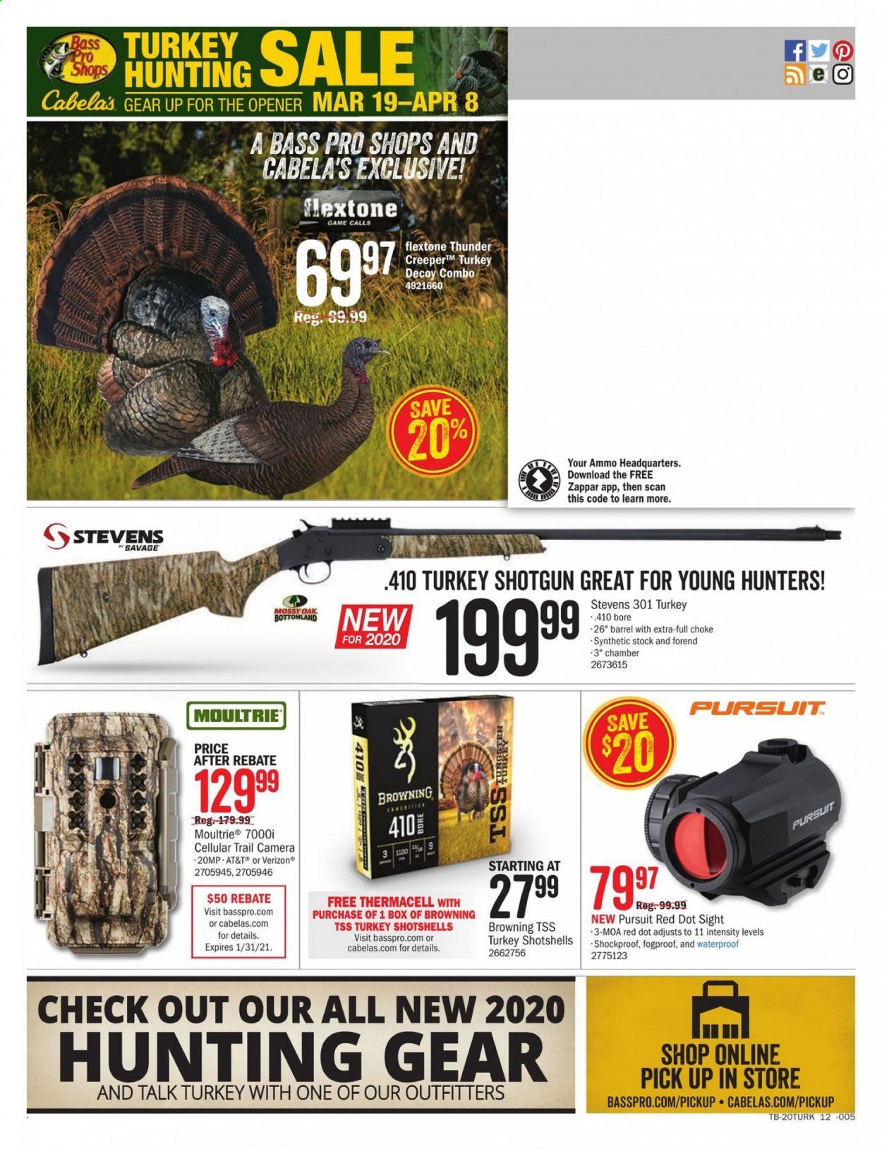 Cabela's Weekly Ad & Flyer March 19 to April 8