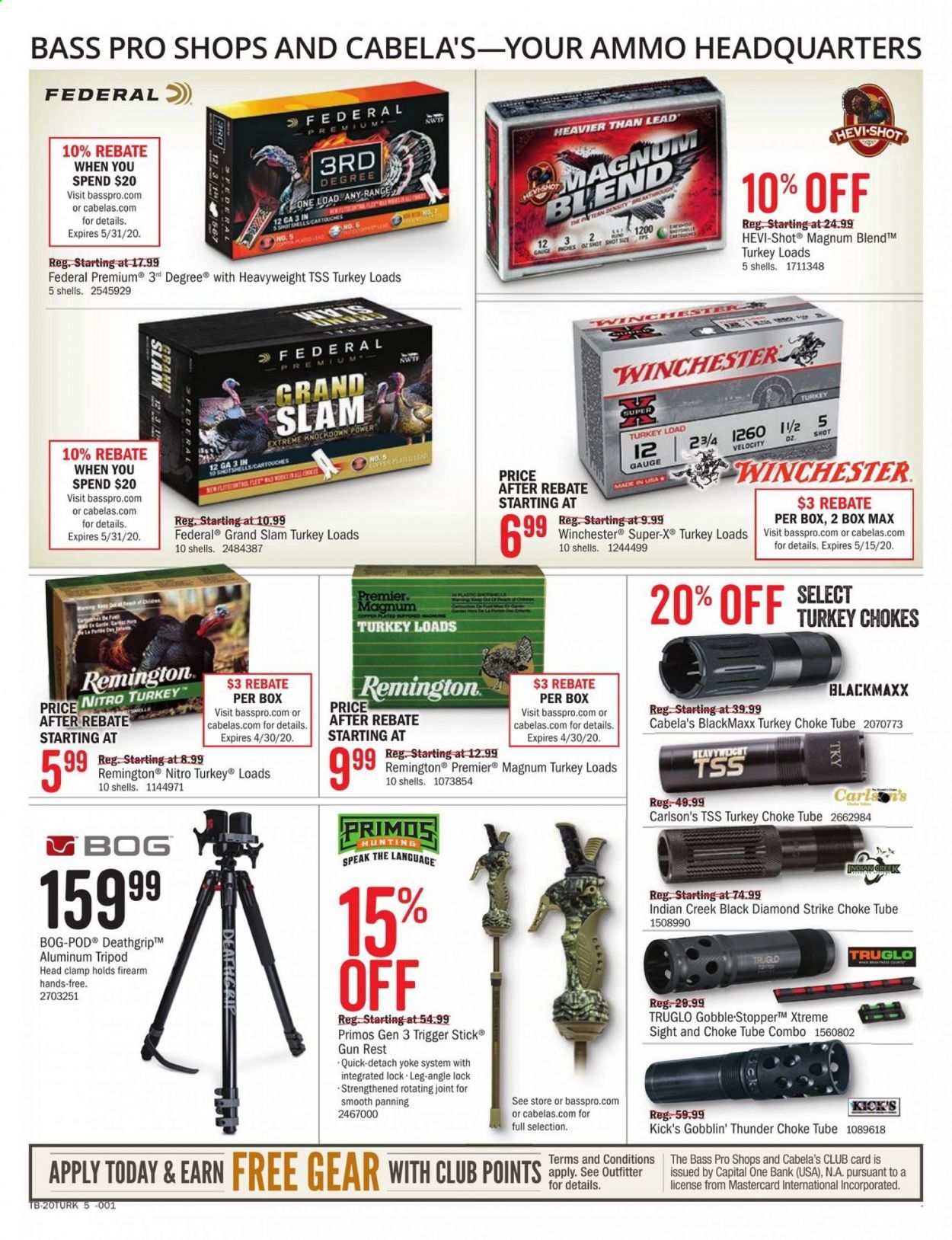 Cabela's Weekly Ad & Flyer March 19 to April 8
