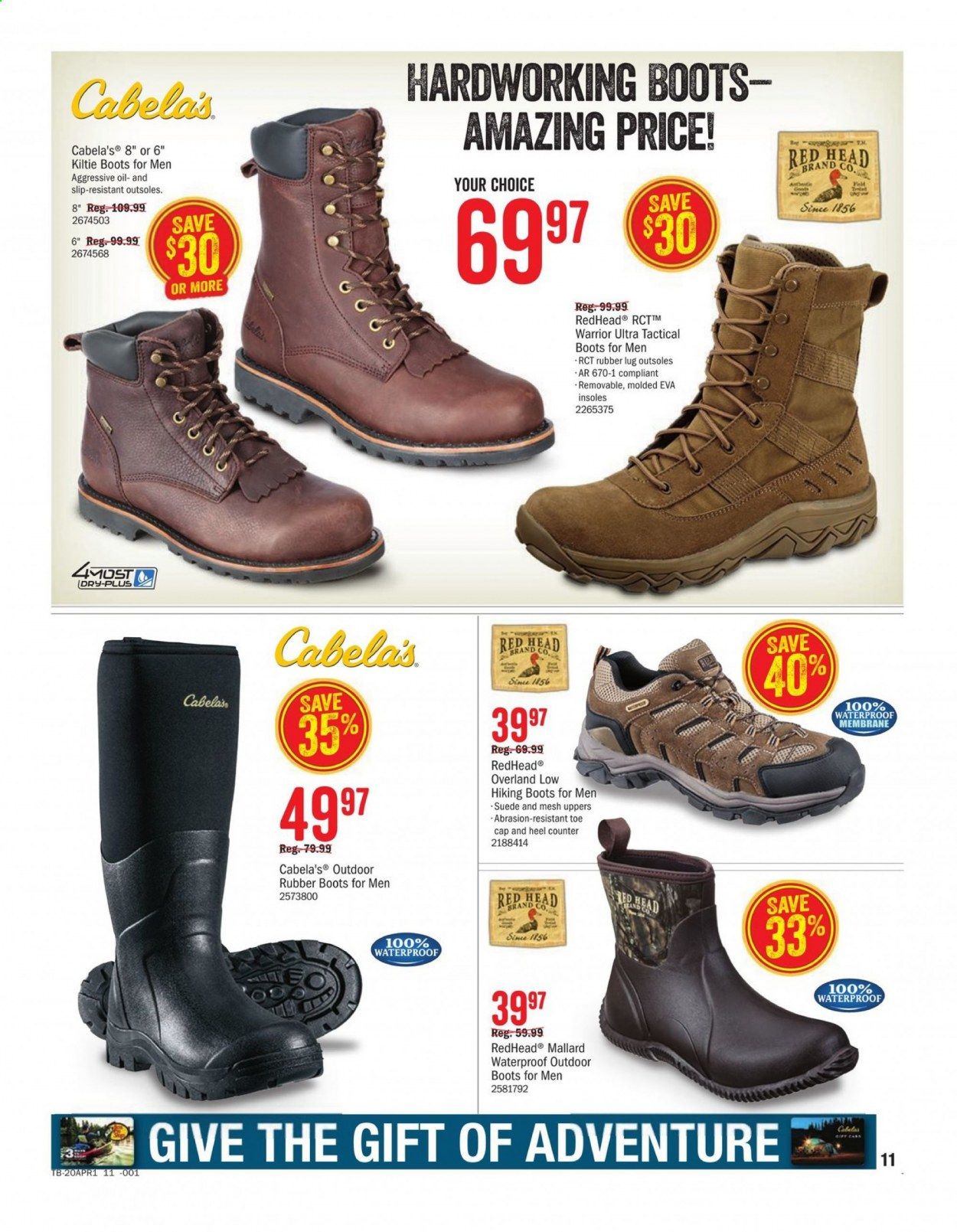 Cabela's Weekly Ad & Flyer April 2 to 15