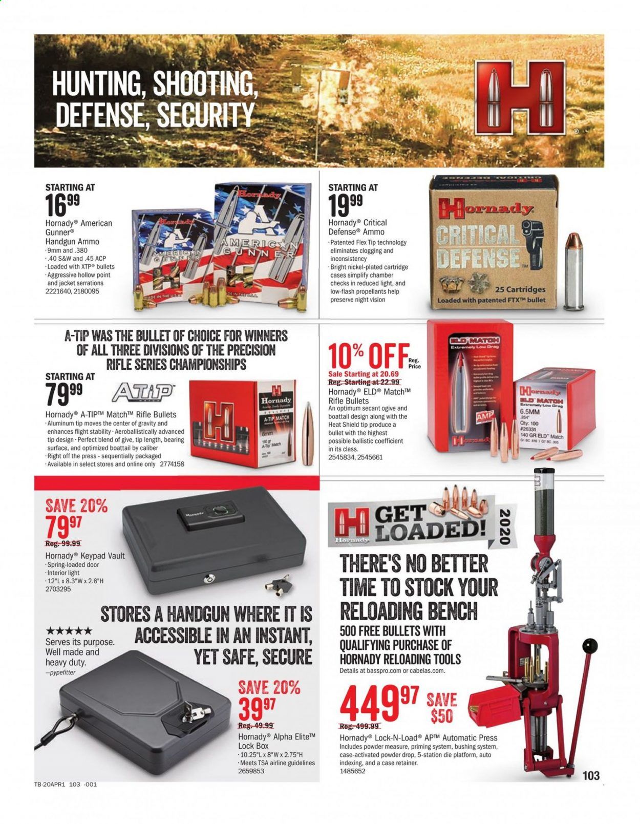 Cabela's Weekly Ad & Flyer April 2 to 15