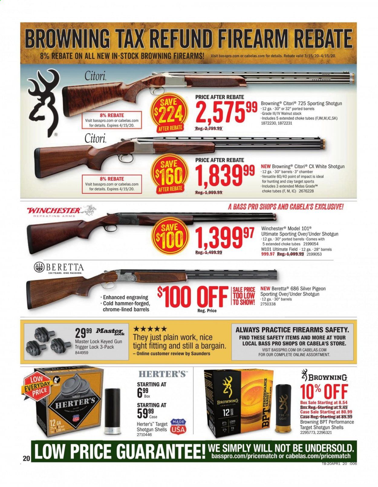 Cabela's Weekly Ad & Flyer April 2 to 15