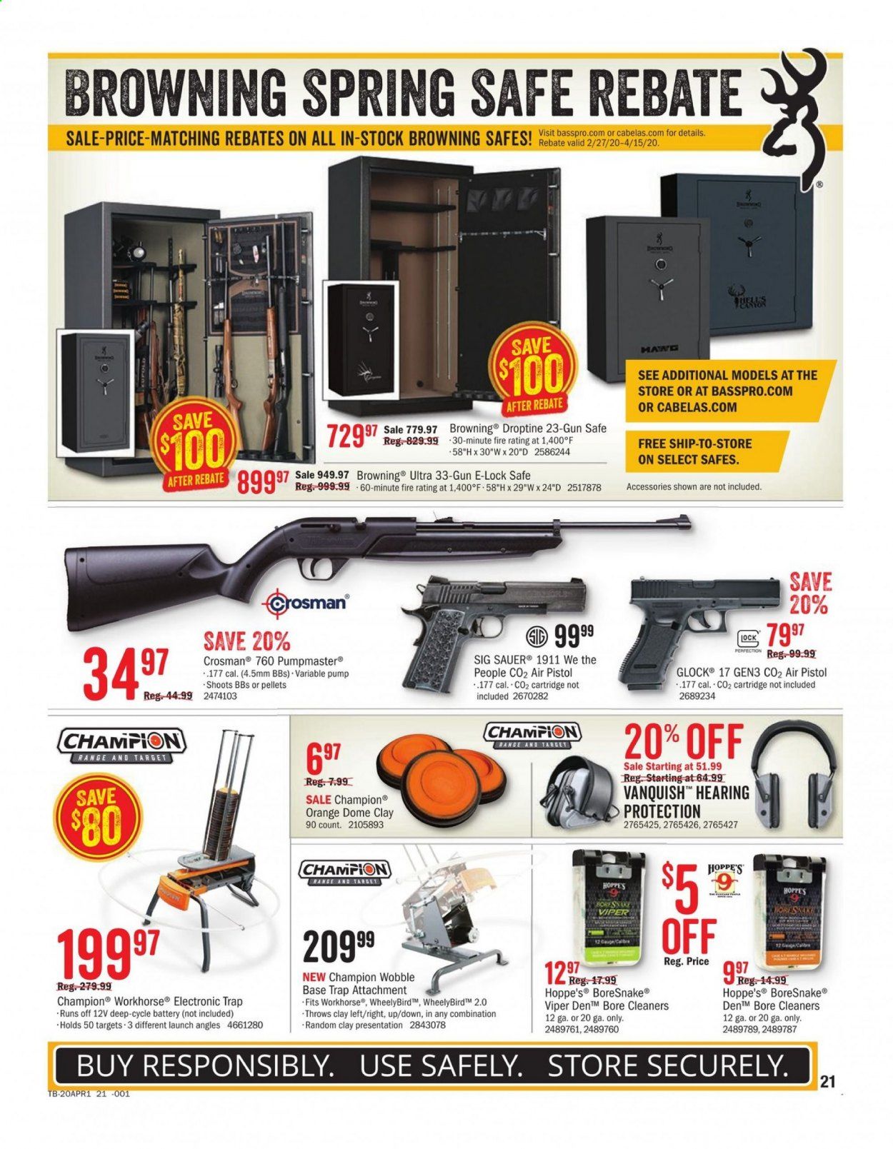 Cabela's Weekly Ad & Flyer April 2 to 15