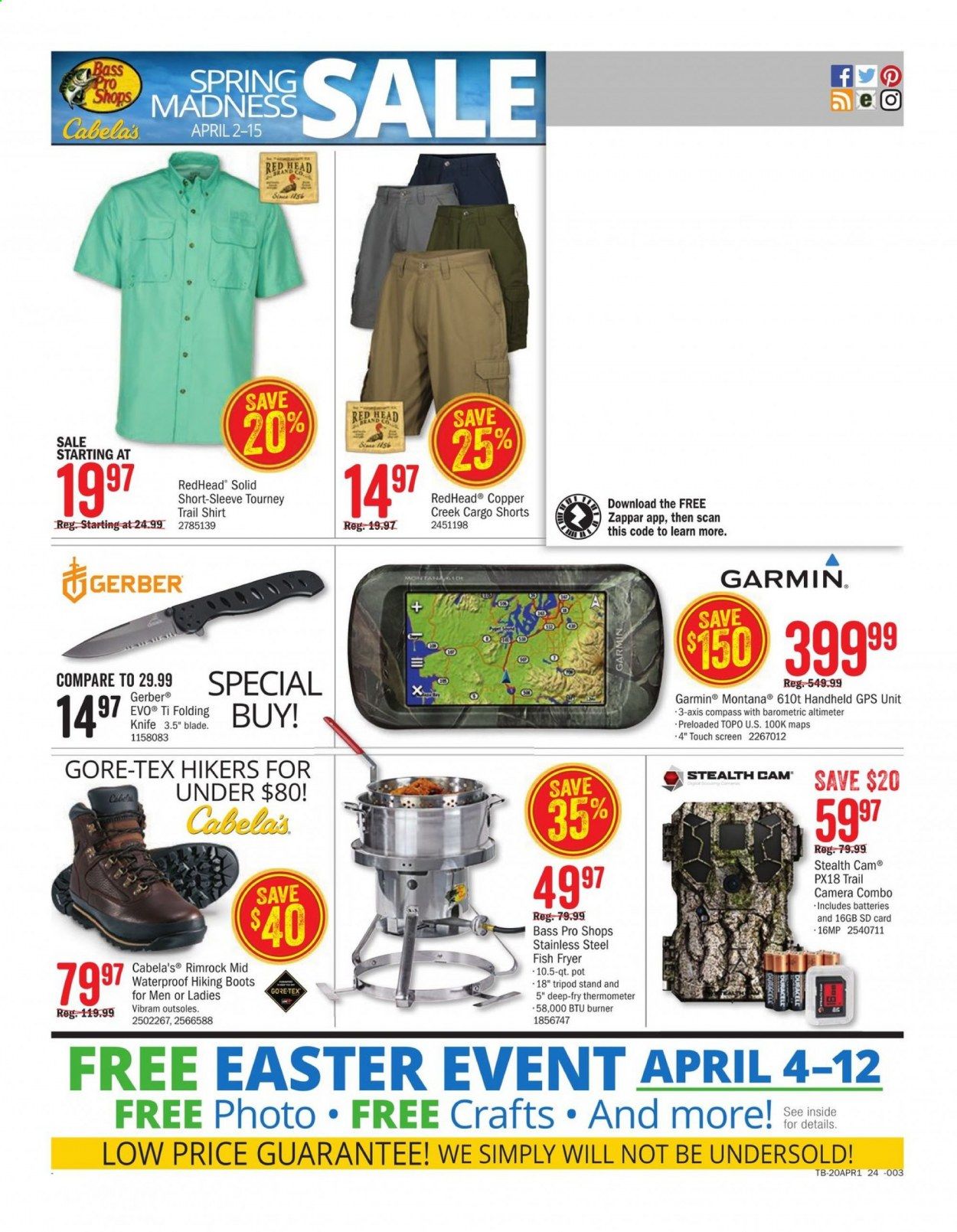 Cabela's Weekly Ad & Flyer April 2 to 15