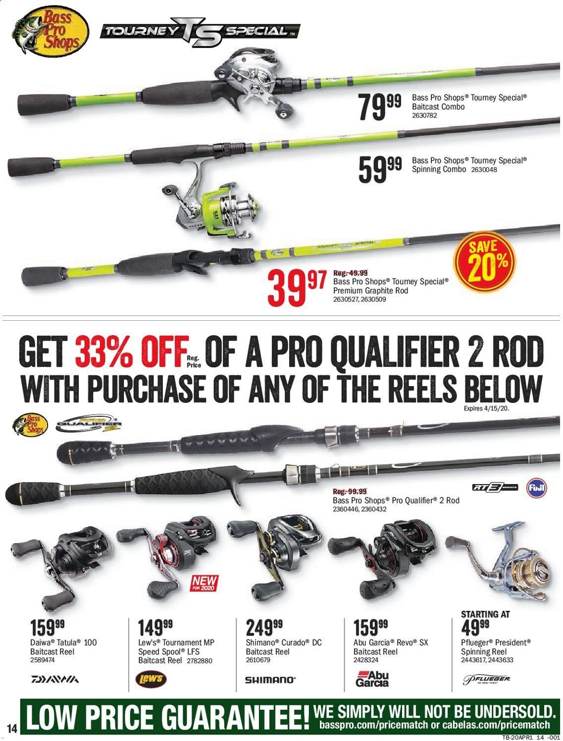 Bass Pro Shops Weekly Ad & Flyer April 2 to 15