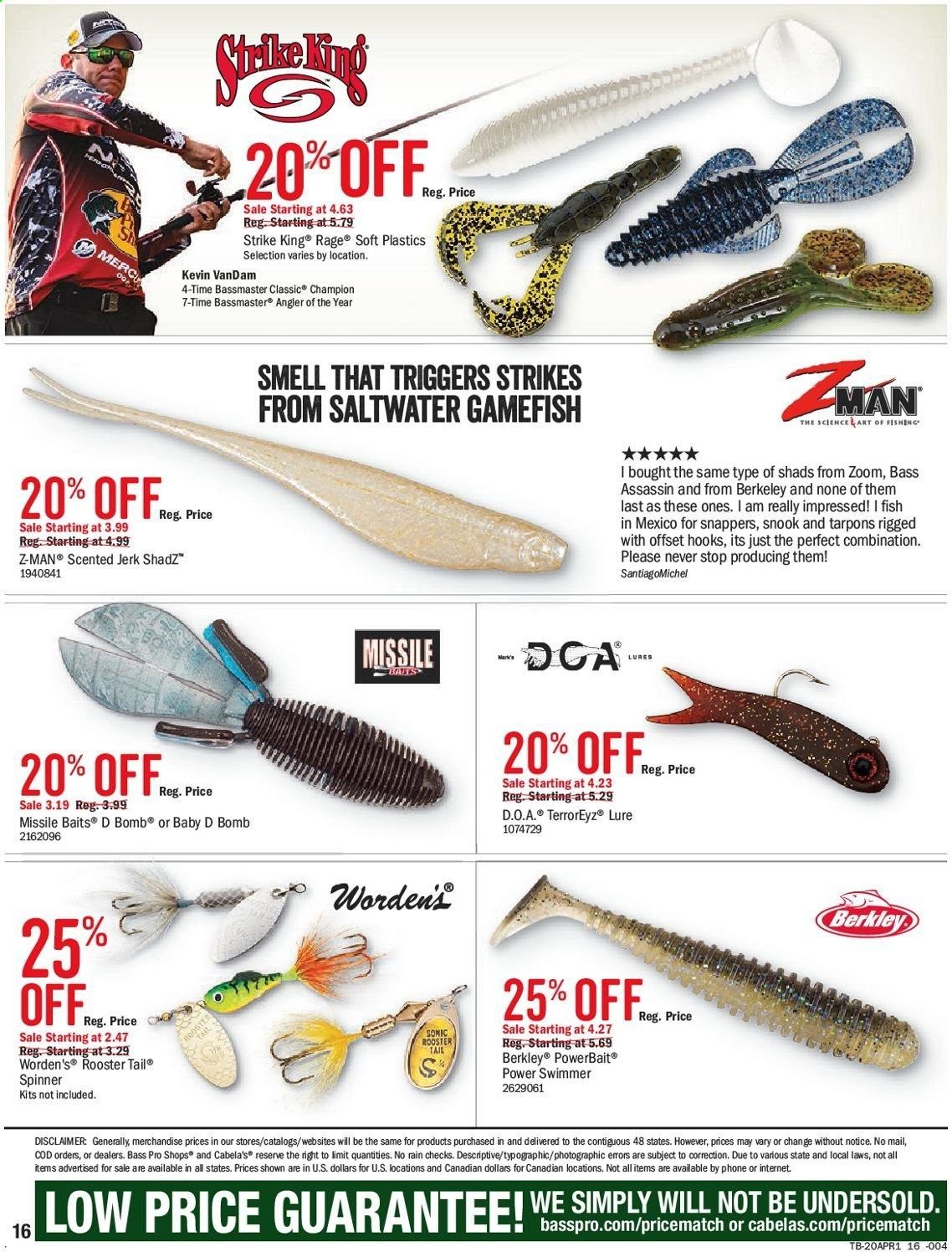 Bass Pro Shops Weekly Ad & Flyer April 2 to 15