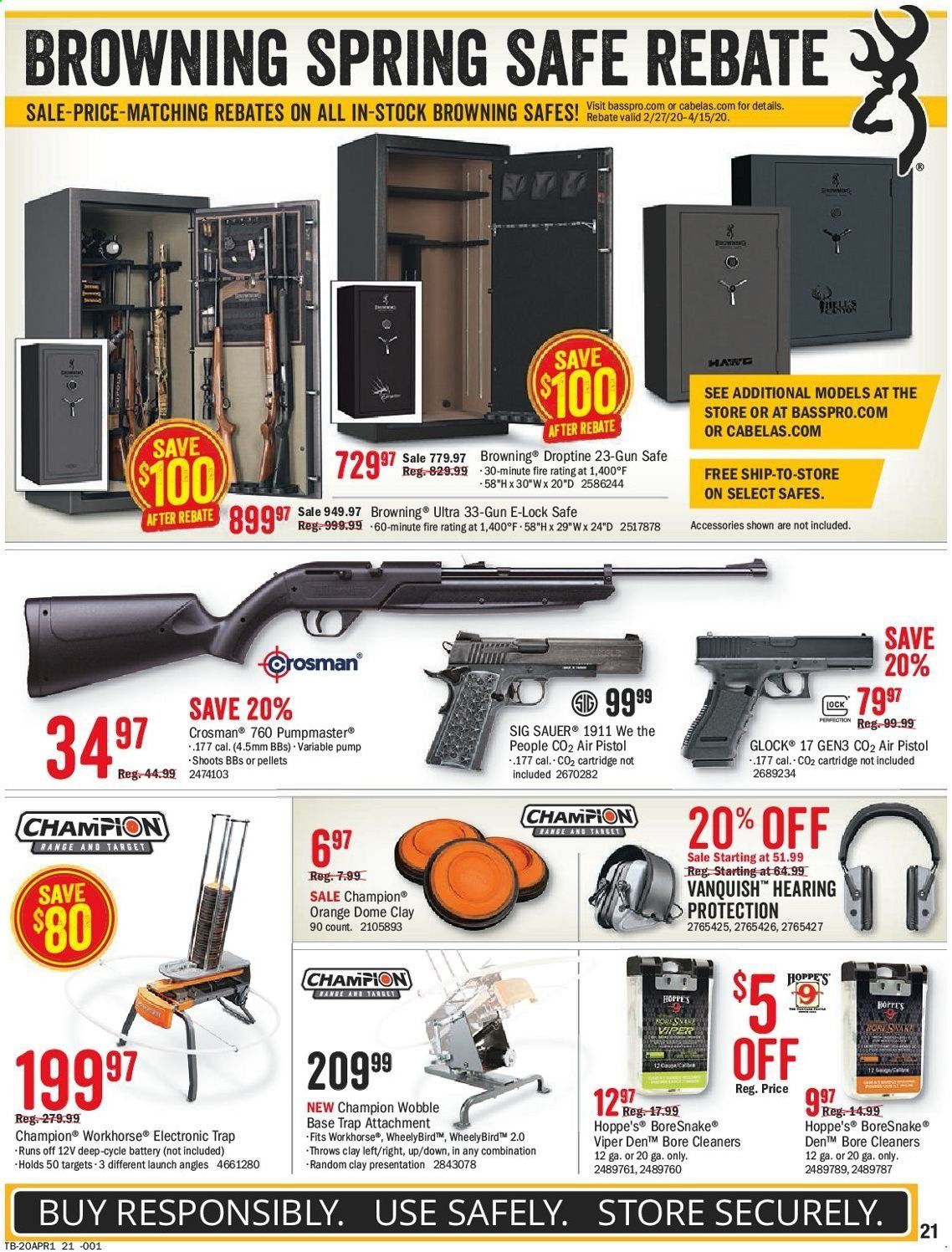 Bass Pro Shops Weekly Ad & Flyer April 2 to 15
