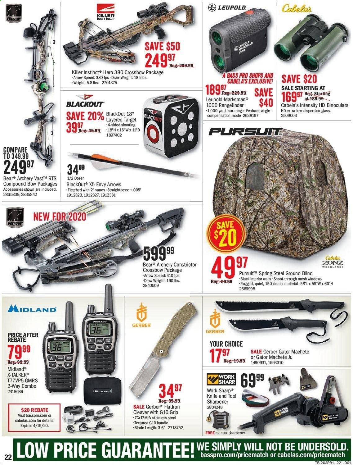 Bass Pro Shops Weekly Ad & Flyer April 2 to 15