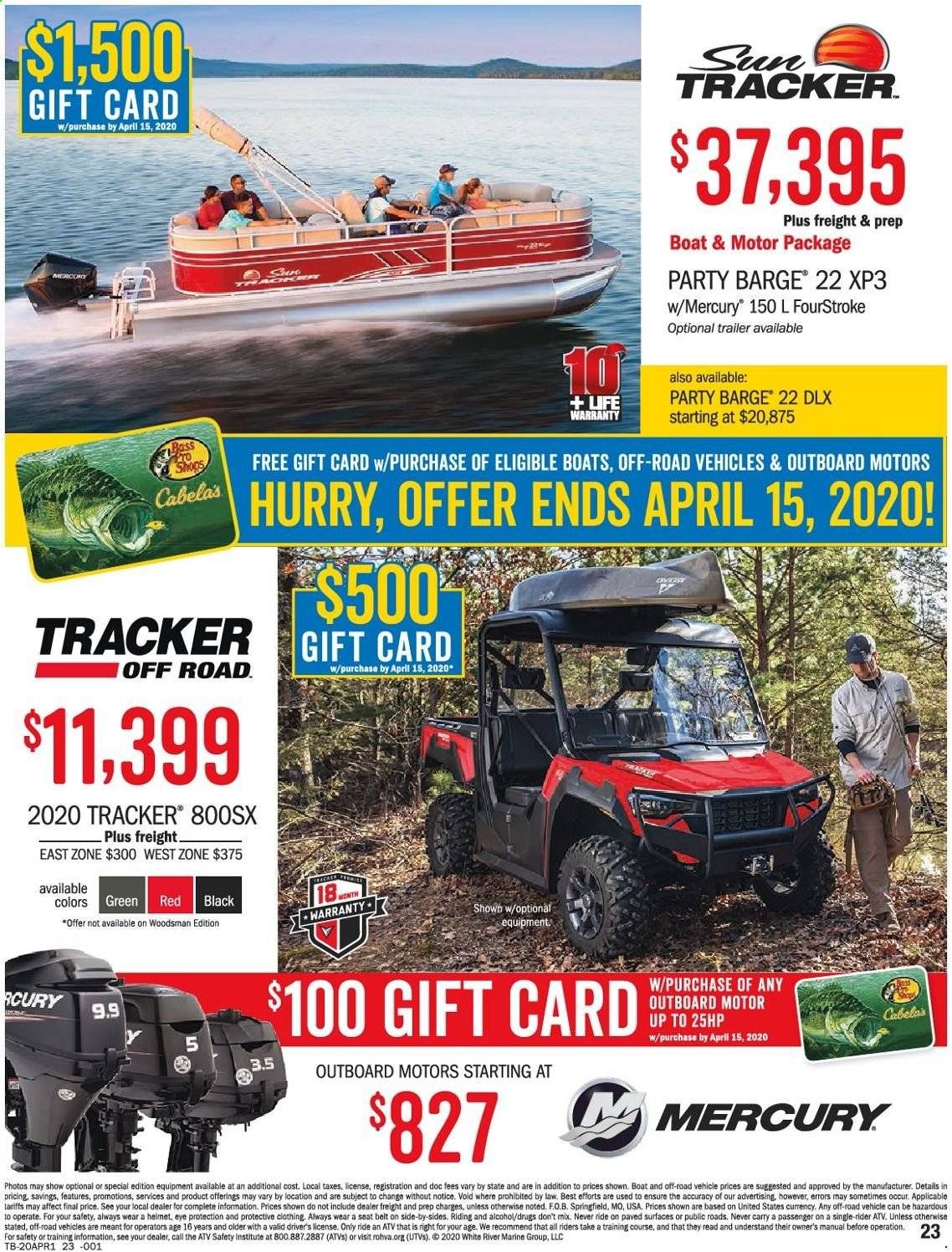 Bass Pro Shops Weekly Ad & Flyer April 2 to 15