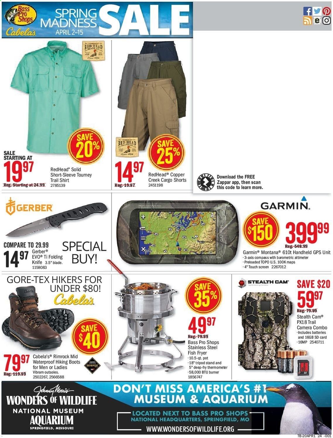 Bass Pro Shops Weekly Ad & Flyer April 2 to 15