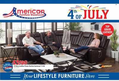 American Furniture Warehouse (AZ, CO, TX) Weekly Ad Flyer July 2 to July 9