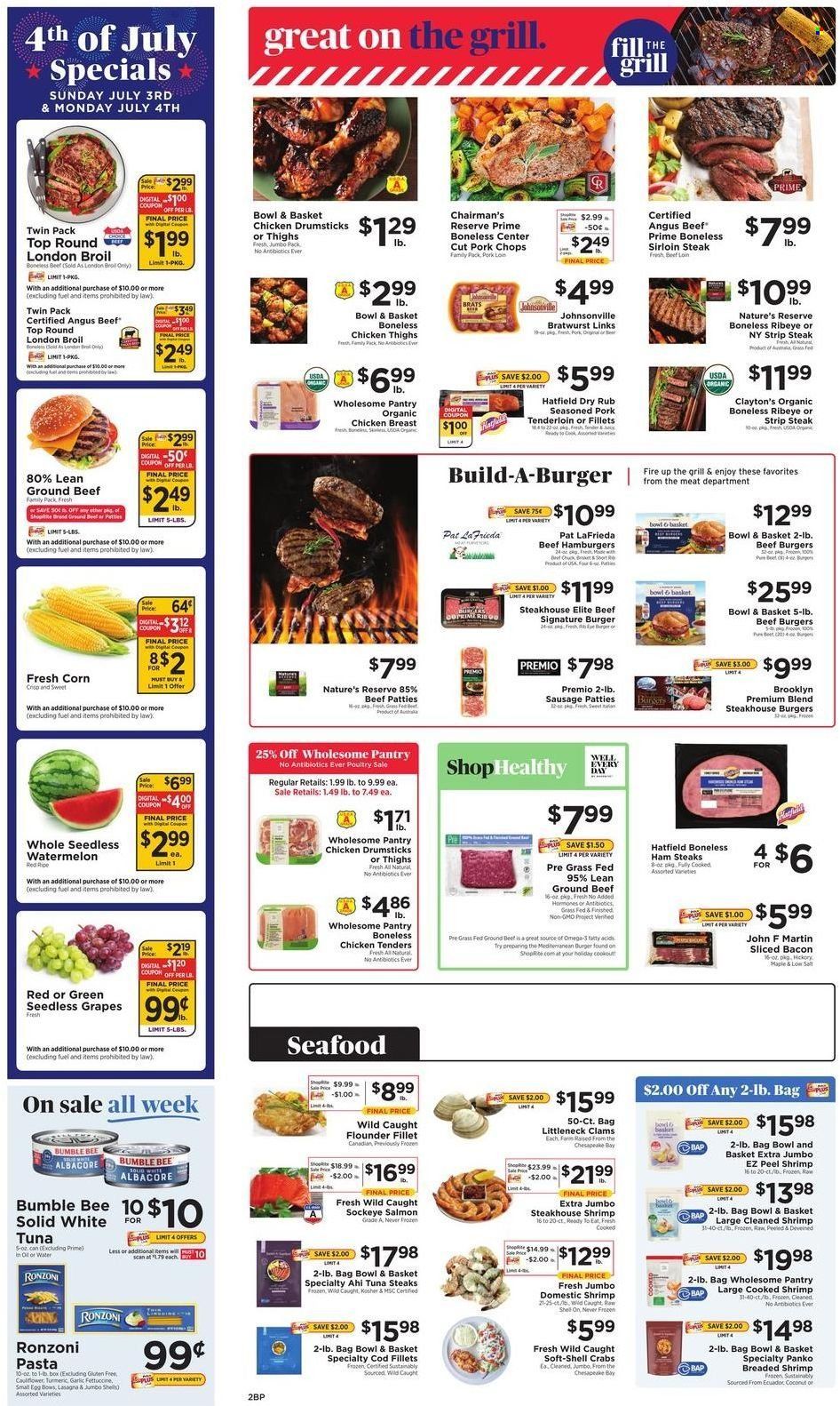 ShopRite (CT, DE, MD, NJ, NY, PA) Weekly Ad Flyer July 2 to July 9