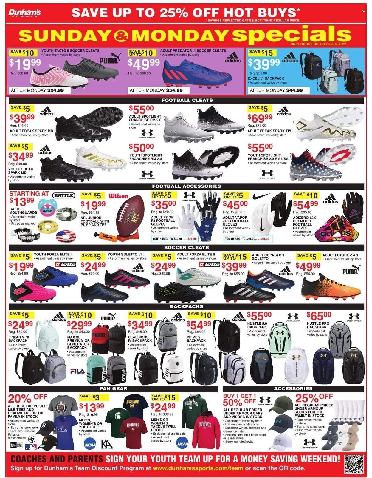 Dunham's Sports Weekly Ad Flyer July 2 to July 9