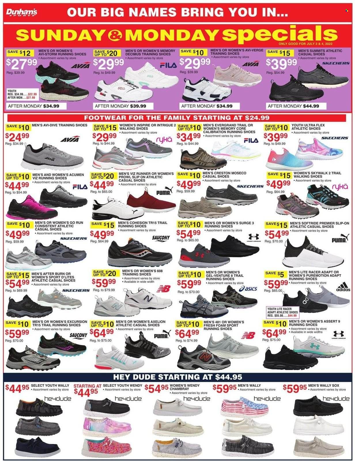 Dunham's Sports Weekly Ad Flyer July 2 to July 9