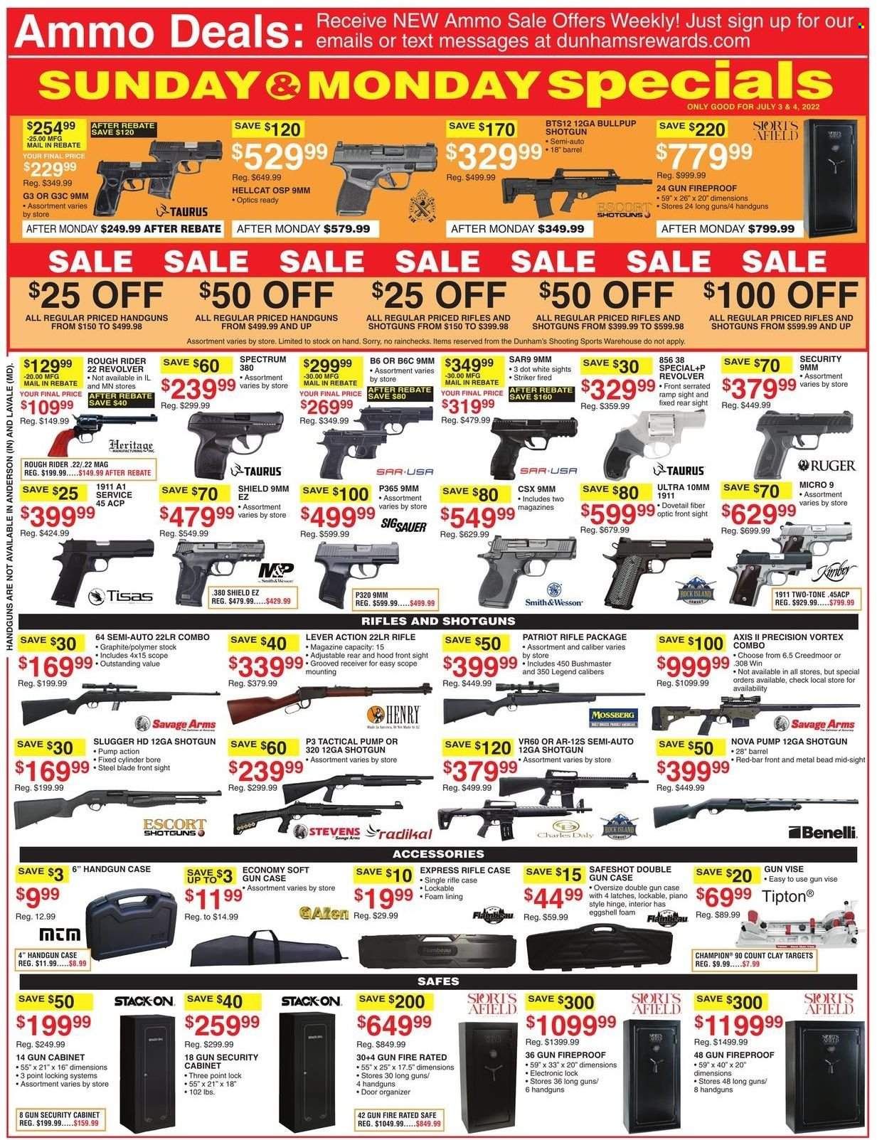 Dunham's Sports Weekly Ad Flyer July 2 to July 9