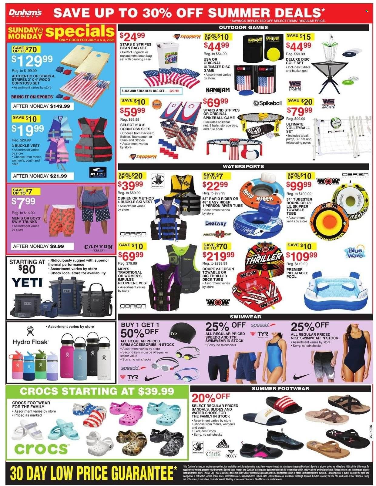 Dunham's Sports Weekly Ad Flyer July 2 to July 9