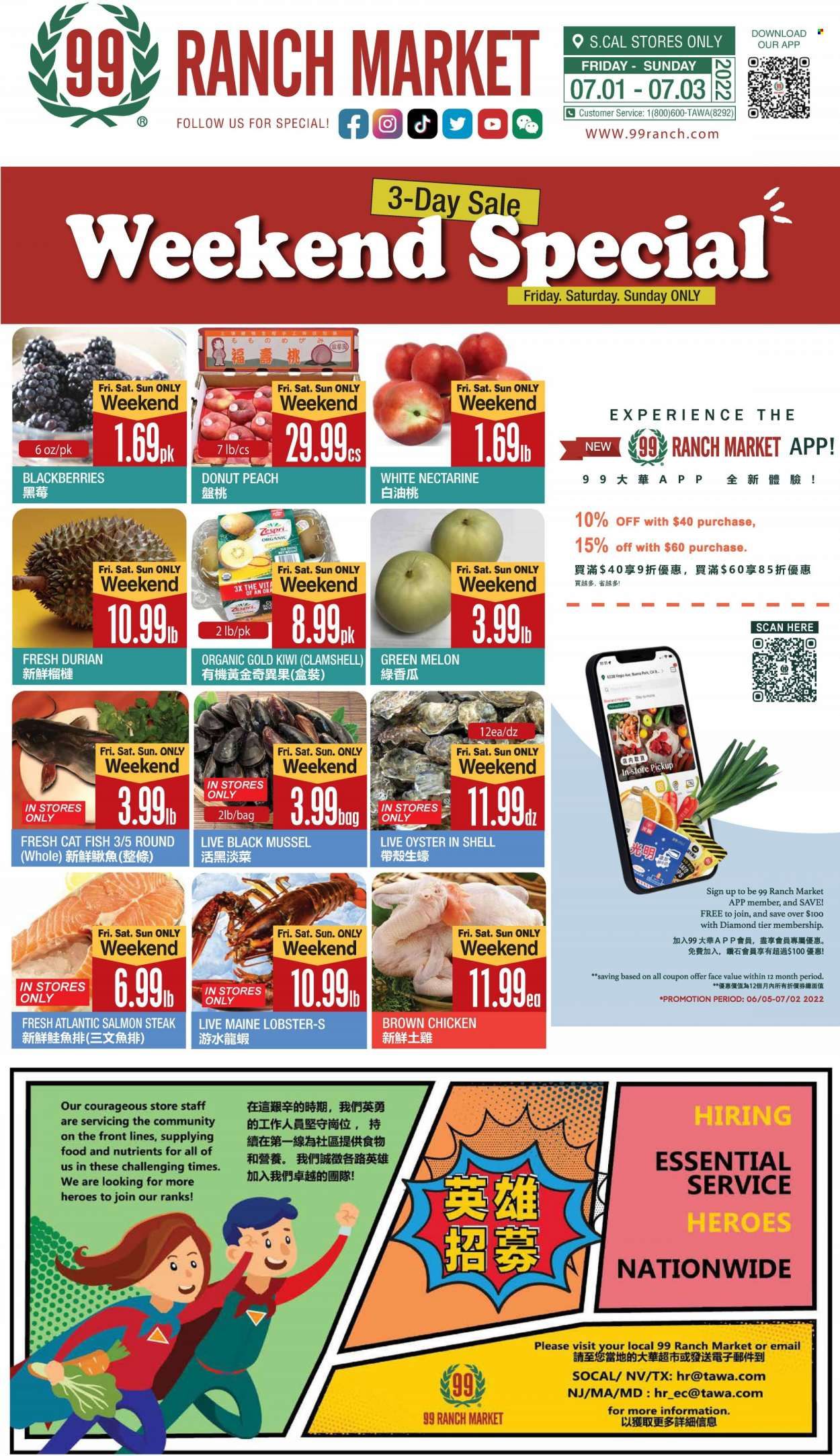 99 Ranch Market (40, CA) Weekly Ad Flyer July 2 to July 9
