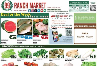 99 Ranch Market (47) Weekly Ad Flyer July 2 to July 9