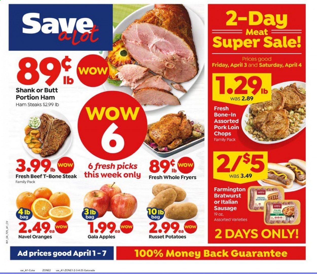 Save a Lot Weekly Ad & Flyer April 1 to 7