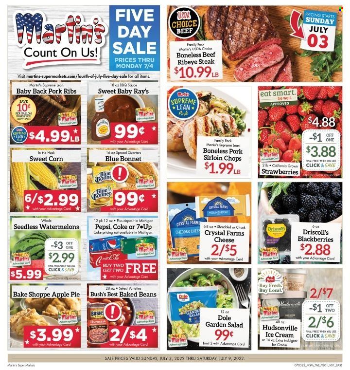 Martin’s (IN, MI) Weekly Ad Flyer July 2 to July 9