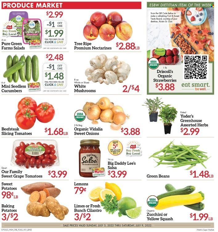 Martin’s (IN, MI) Weekly Ad Flyer July 2 to July 9