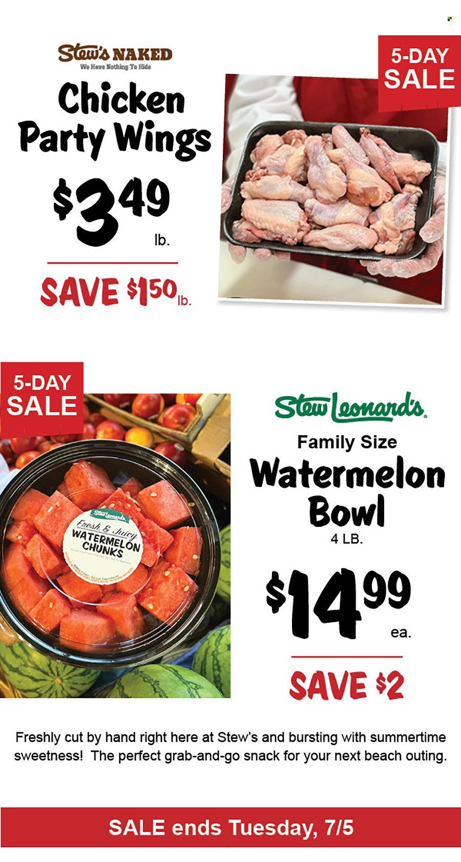Stew Leonard's (CT, NJ, NY) Weekly Ad Flyer July 2 to July 9