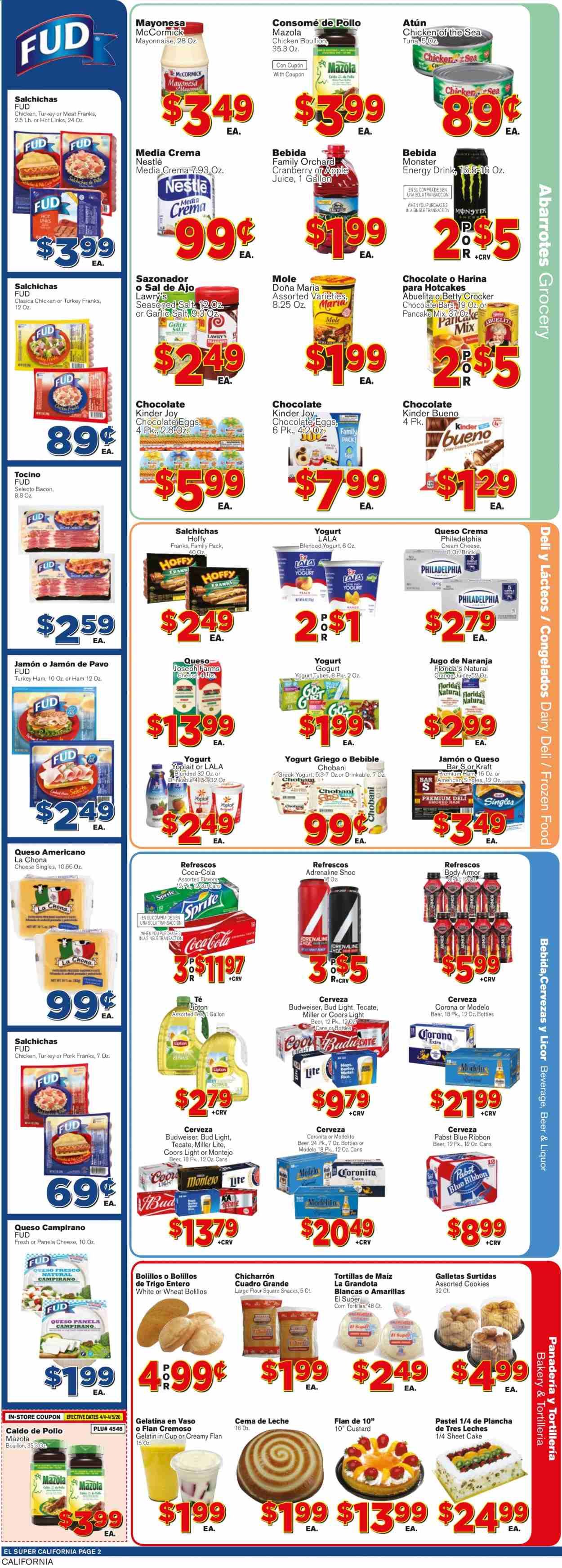 El Super Weekly Ad & Flyer April 1 to 7