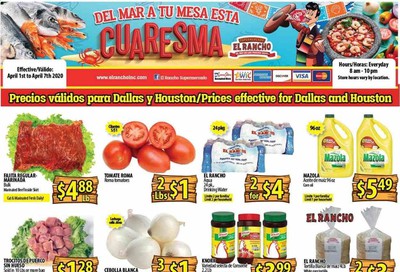 El Rancho Weekly Ad & Flyer April 1 to 7