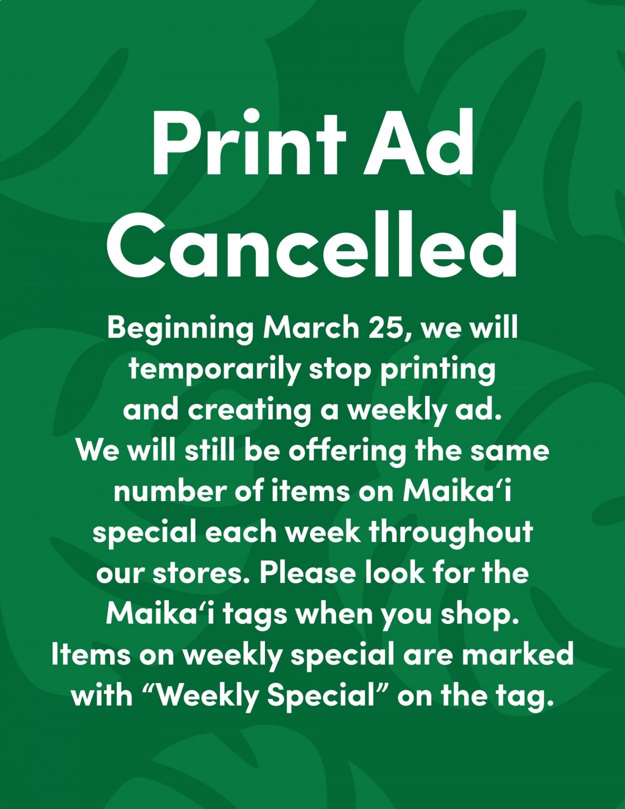 Foodland Weekly Ad & Flyer March 25 to April 28