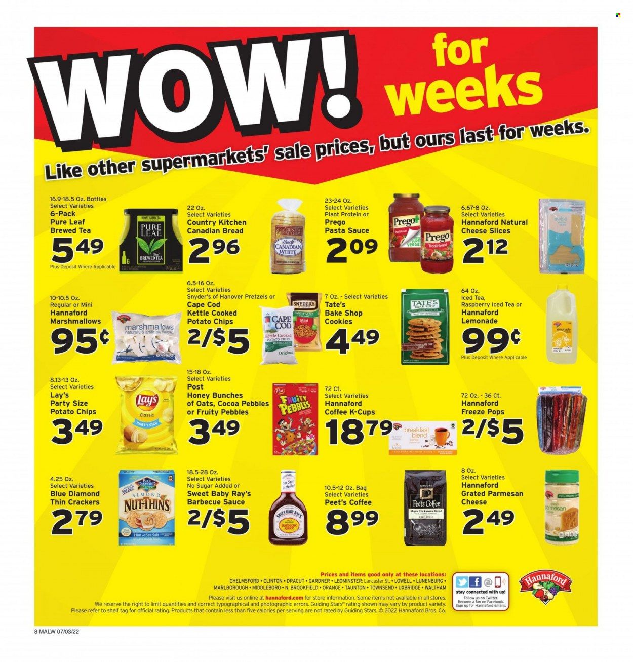 Hannaford (MA) Weekly Ad Flyer July 4 to July 11