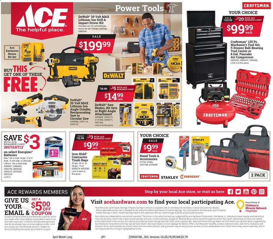 ACE Hardware Weekly Ad & Flyer April 1 to 28
