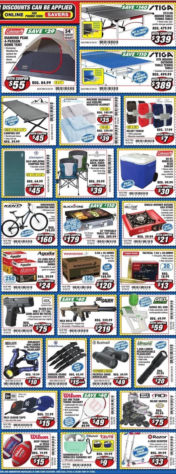 Big 5 (AZ, CA, CO, ID, NM, OR, UT, WA) Weekly Ad Flyer July 5 to July 12