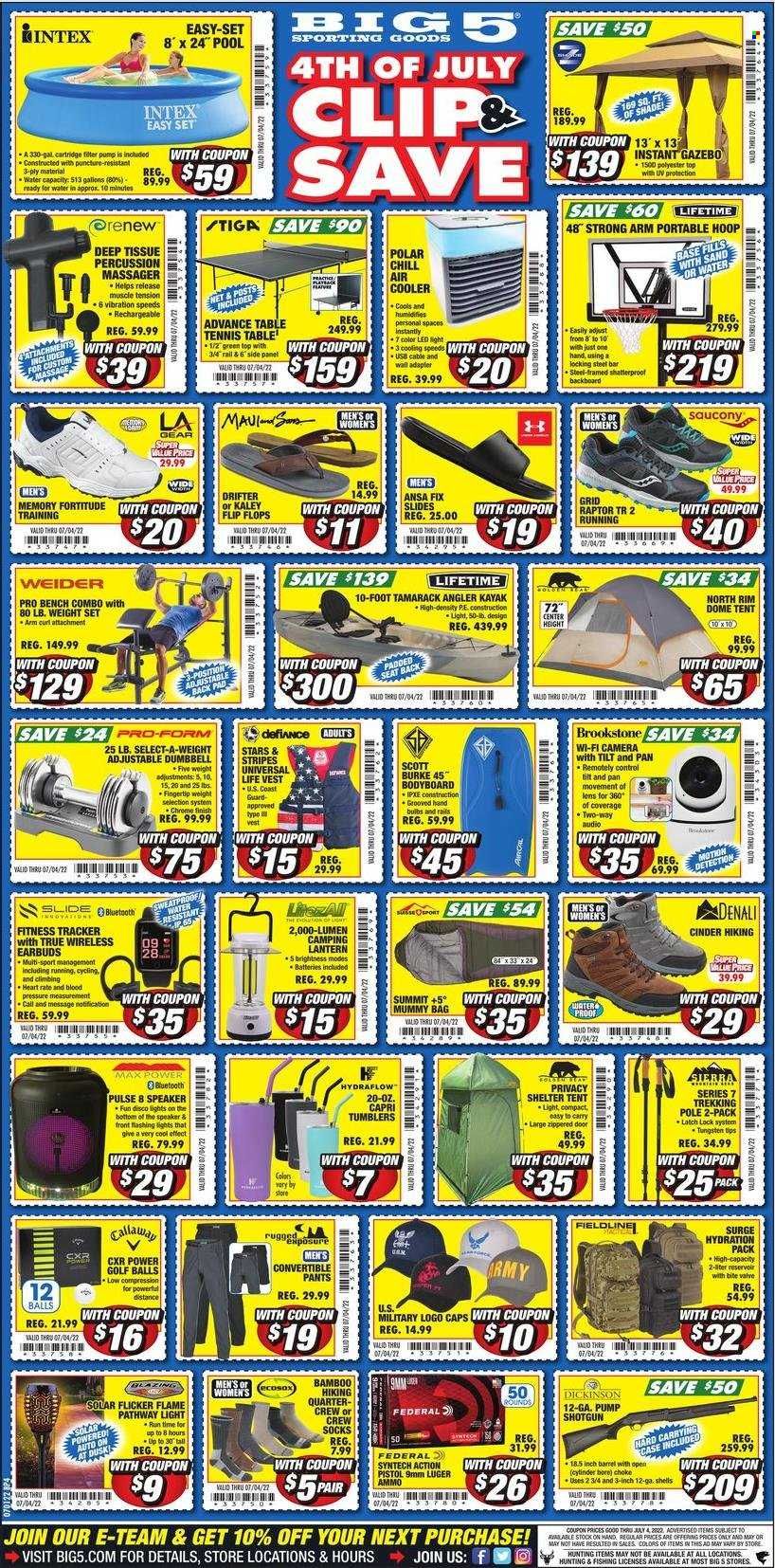 Big 5 (AZ, CA, CO, ID, NM, OR, UT, WA) Weekly Ad Flyer July 5 to July 12