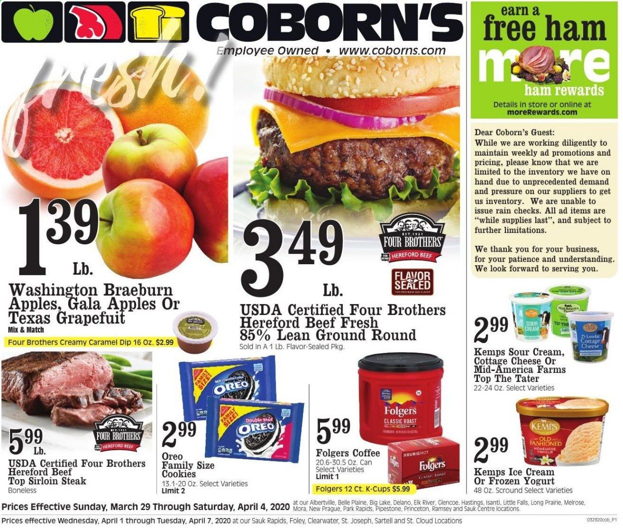 Coborn's Weekly Ad & Flyer March 29 to April 7