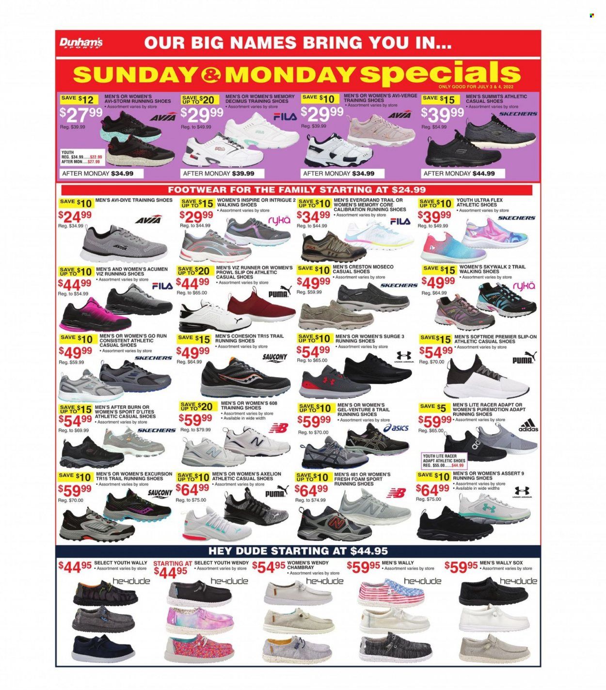 Dunham's Sports (MI, PA, WI) Weekly Ad Flyer July 5 to July 12