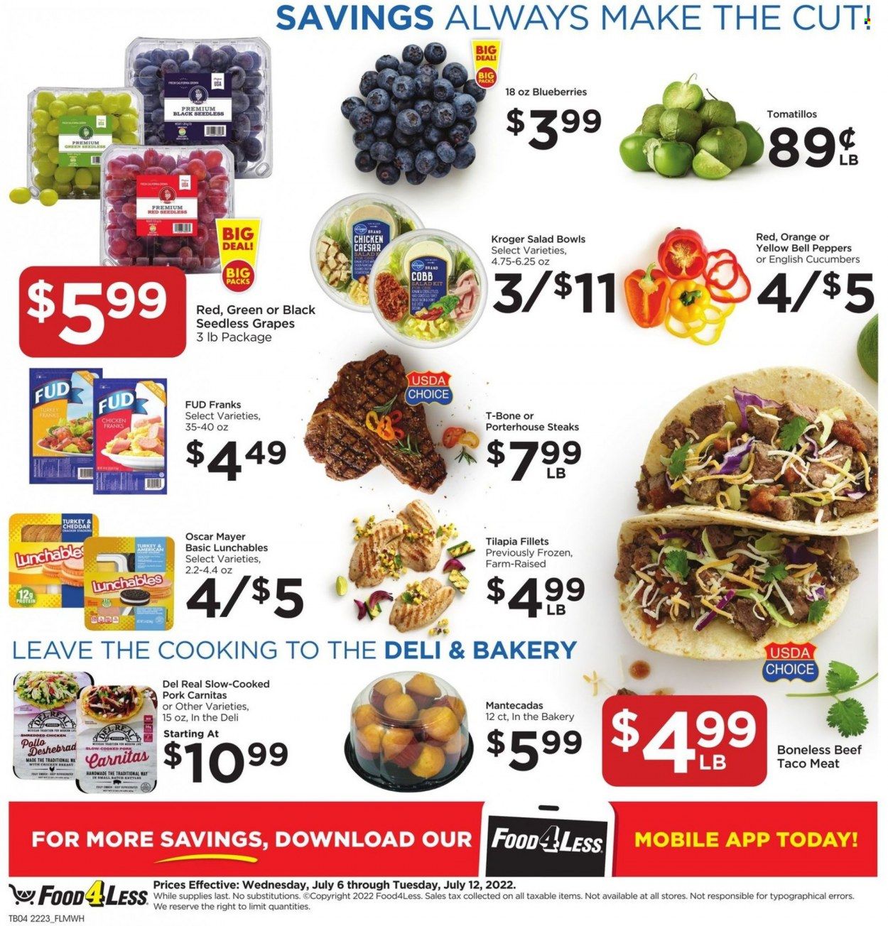 Food 4 Less (IL) Weekly Ad Flyer July 5 to July 12