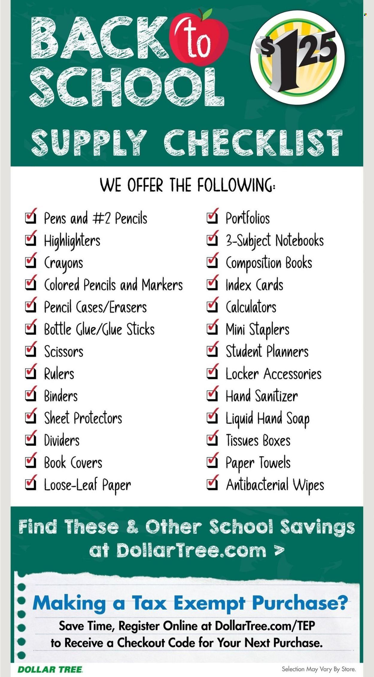 Dollar Tree Weekly Ad Flyer July 5 to July 12