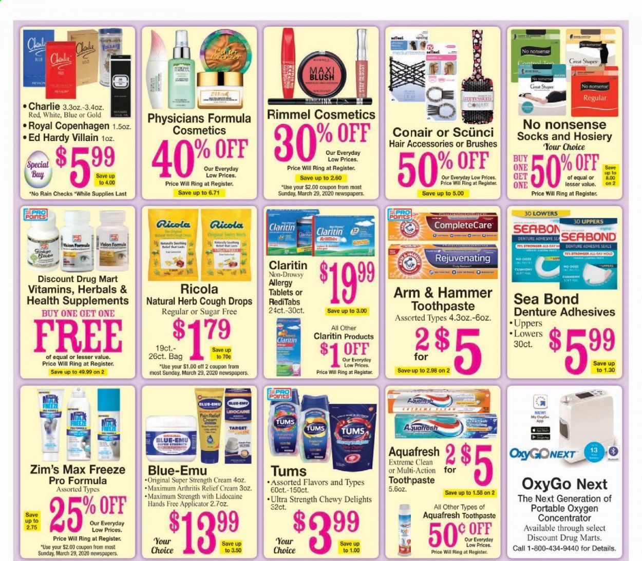 Discount Drug Mart Weekly Ad & Flyer April 1 to 7