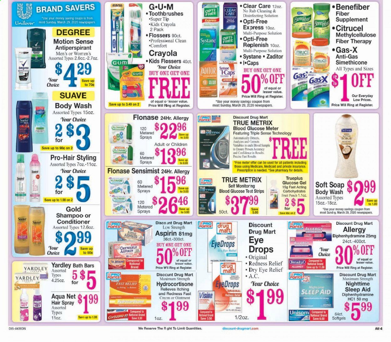 Discount Drug Mart Weekly Ad & Flyer April 1 to 7