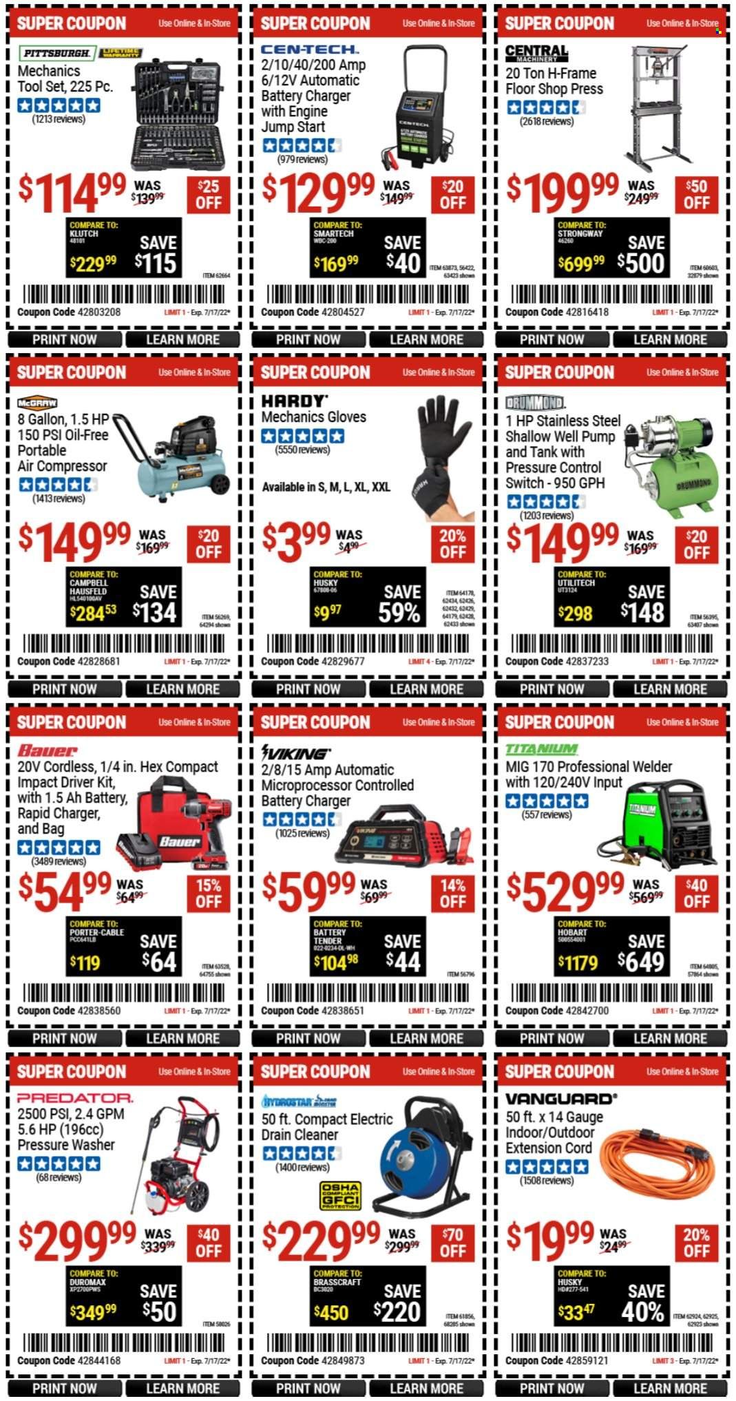 Harbor Freight Weekly Ad Flyer July 5 to July 12