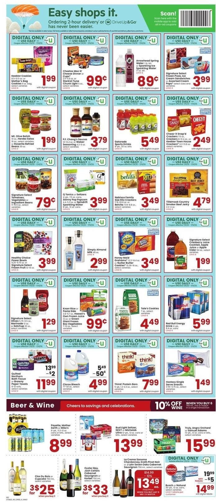 Albertsons (CA, ID, LA, MT, OR, TX, WA) Weekly Ad Flyer July 5 to July 12