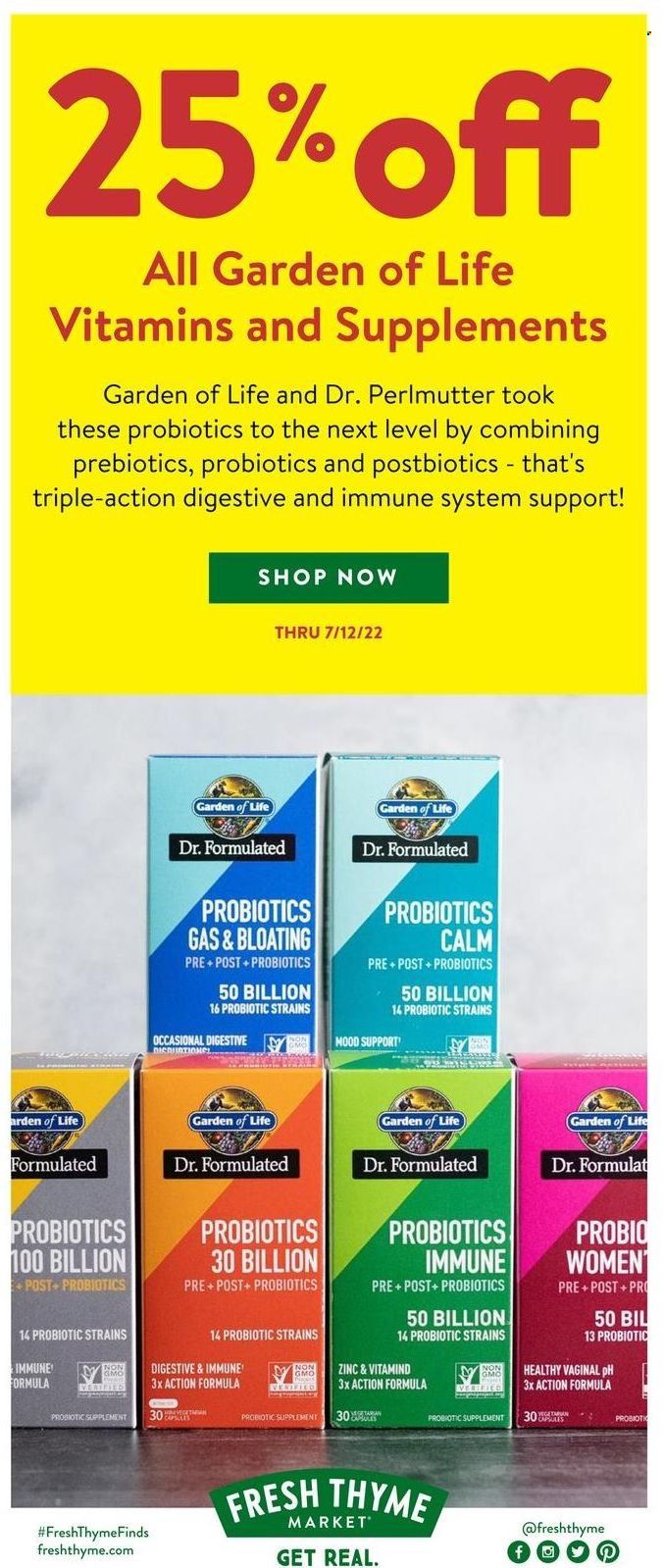 Fresh Thyme Weekly Ad Flyer July 5 to July 12