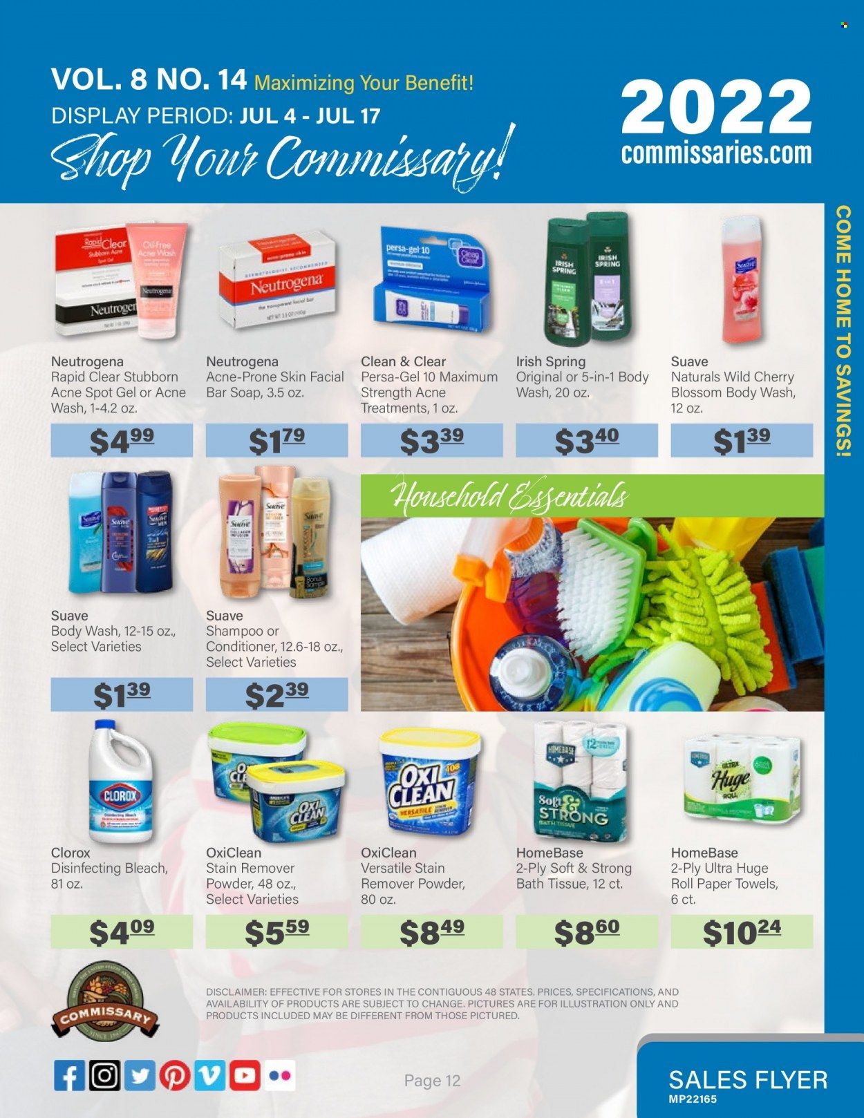 Commissary Weekly Ad Flyer July 5 to July 12