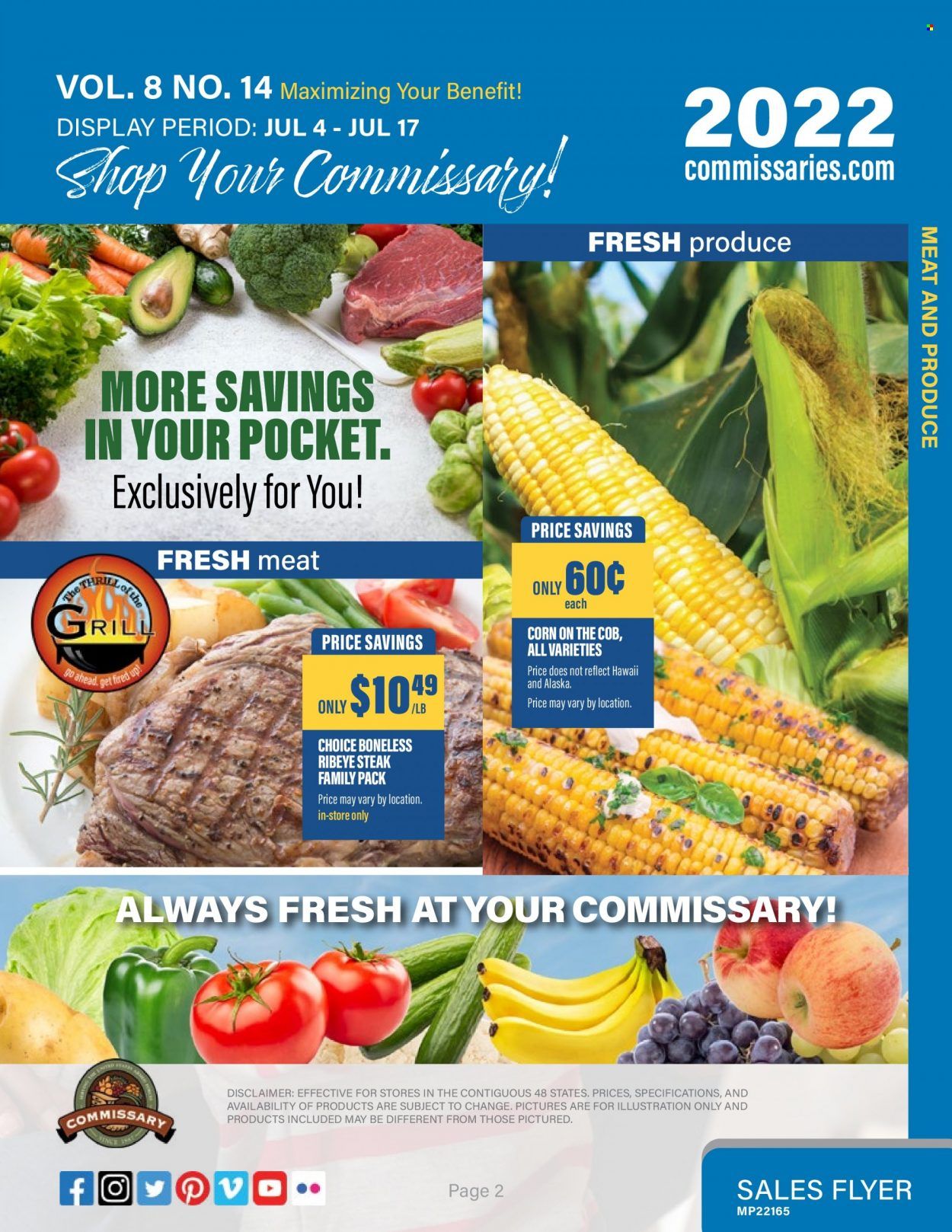 Commissary Weekly Ad Flyer July 5 to July 12